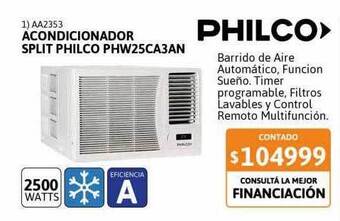 Cetrogar Acondicionador split philco phw25ca3an oferta