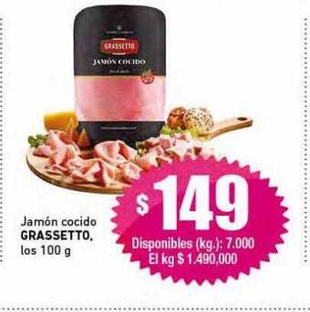 Cooperativa Obrera Jamón cocido grassetto oferta