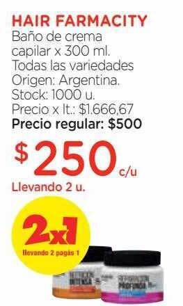 Farmacity Hair farmacity baño de crema capilar oferta