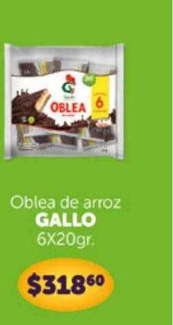La Gallega Supermercados Oblea de arroz gallo oferta