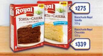 La Gallega Supermercados Bizcochuelo royal vainilla bizcochuelo royal chocolate oferta