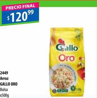 Micropack Arroz gallo oro bolsa oferta