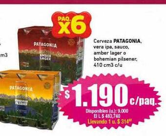 Cooperativa Obrera Cerveza patagonia oferta