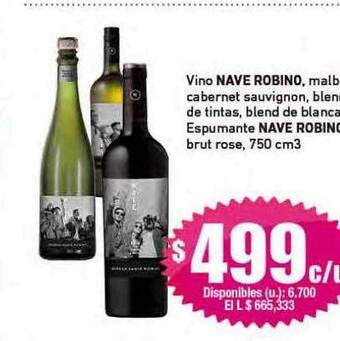 Cooperativa Obrera Vino nave robino oferta