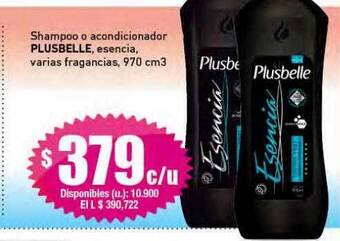 Cooperativa Obrera Shampoo o acondicionador plusbelle oferta