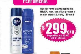 Cooperativa Obrera Desodorante antitranspirante nivea oferta