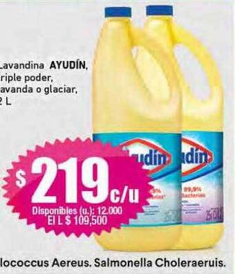 Cooperativa Obrera Lavandina ayudín triple poder lavanda o glaciar oferta