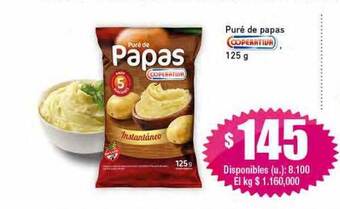 Cooperativa Obrera Puré de papas cooperativa oferta