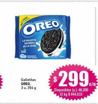 Cooperativa Obrera Galletitas oreo oferta