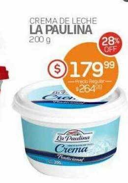 Alvear Crema de leche la paulina oferta