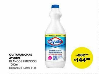 Atomo Conviene Quitamanchas ayudin blancos intensos oferta