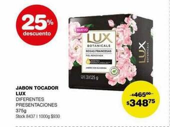 Atomo Conviene Jabon tocador lux 25% descuento oferta