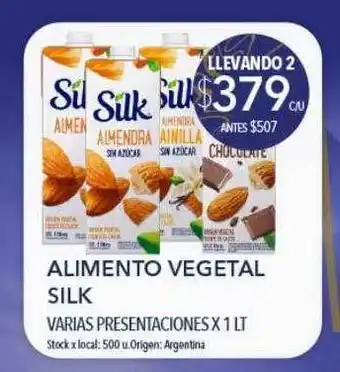 Disco Alimento vegetal silk oferta