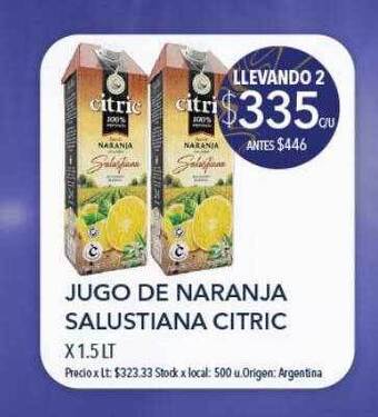 Disco Jugo de naranja salustiana citric oferta