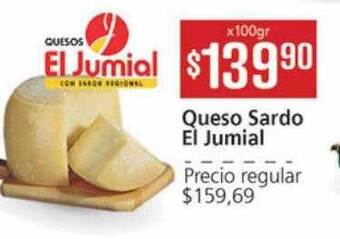 Supermercados Aiello Queso sardo el jumial oferta