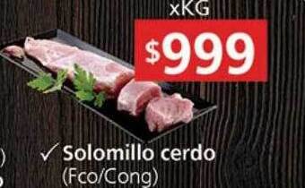 Supermercados Aiello Solomillo cerdo oferta