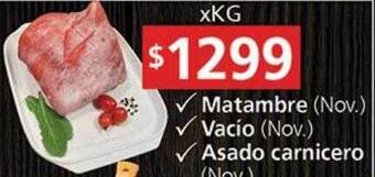 Supermercados Aiello Matambre vacio asado carnicero oferta