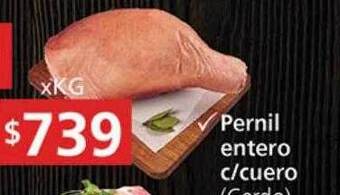 Supermercados Aiello Pernil entero c cuero oferta
