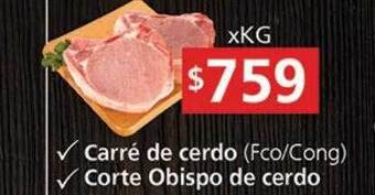 Supermercados Aiello Carré de cerdo corte obispo de cerdo oferta