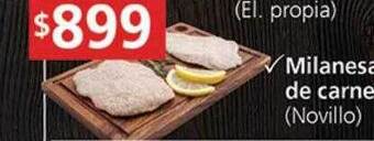 Supermercados Aiello Milanesa de carne novillo oferta