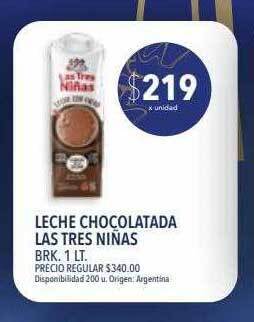 Supermercados Vea Leche chocolatada las tres niñas oferta