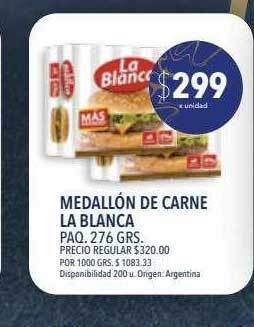 Supermercados Vea Medallón de carne la blanca oferta