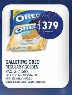 Supermercados Vea Galletitas oreo oferta
