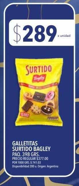 Supermercados Vea Galletitas surtido bagley oferta