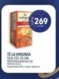 Supermercados Vea Té la virginia oferta