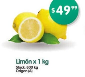 Supermercados Buenos Días Limón x 1kg oferta
