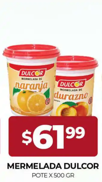 Supermercados Tadicor Mermelada Dulcor Pote x 500gr oferta