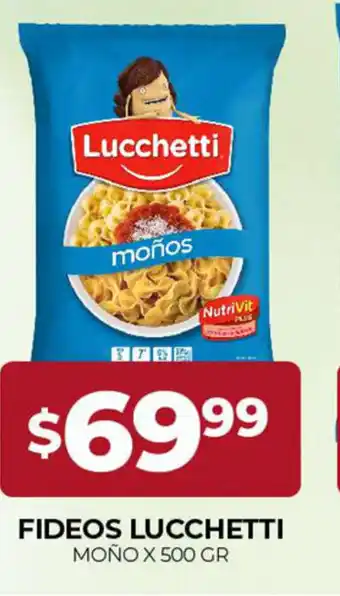 Supermercados Tadicor Fideos Lucchetti Moño x 500gr oferta