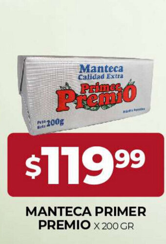 Supermercados Tadicor Manteca Primer Premio x 200gr oferta