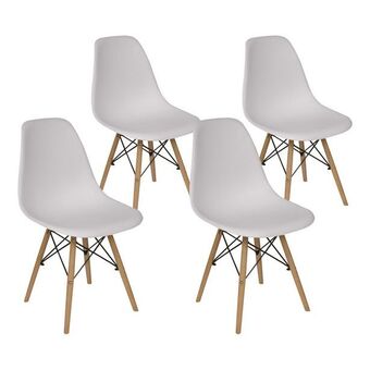 Prestigio Home combo 4 sillas de comedor eames basic oferta