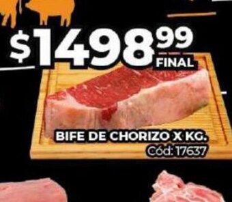 Diarco Bife De Chorizo x kg. oferta