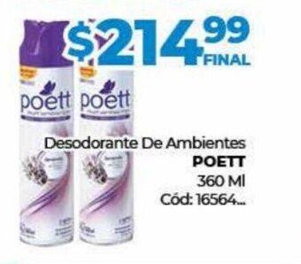 Diarco Desodorante De Ambientes Poett oferta
