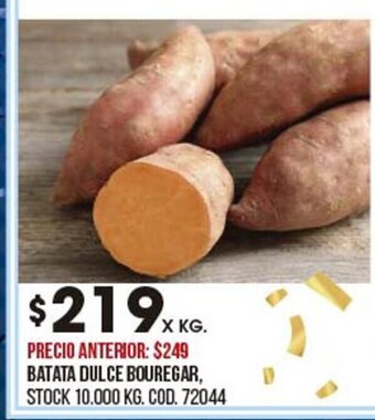Coto Batata Dulce Bouregar oferta
