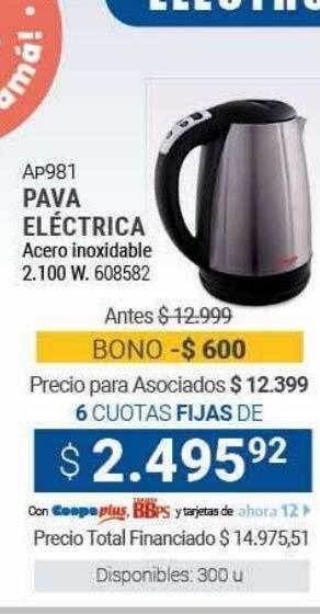 Cooperativa Obrera Pava eléctrica oferta