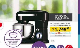 Cooperativa Obrera Batidora planetaria oferta