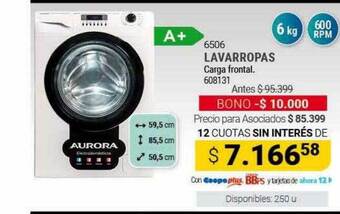 Cooperativa Obrera Lavarropas oferta