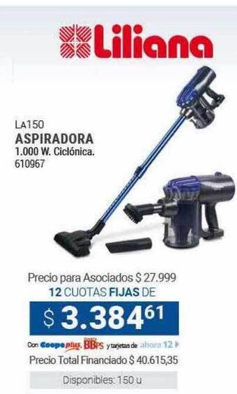 Cooperativa Obrera La150 aspiradora liliana oferta