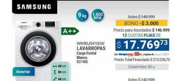 Cooperativa Obrera Lavarropas samsung oferta