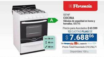 Cooperativa Obrera Cocina florencia oferta