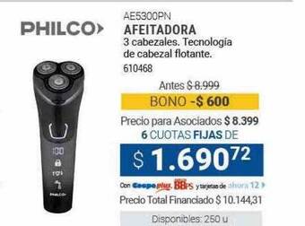 Cooperativa Obrera Ae5300pn afeitadora philco oferta