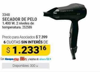 Cooperativa Obrera 3348 secador de pelo oferta