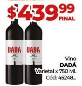 Diarco Vino Dadá oferta
