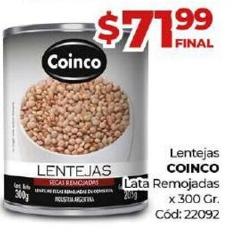 Diarco Lentejas Coinco oferta