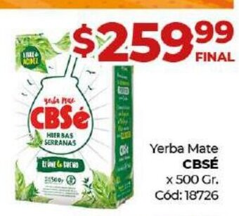 Diarco Yerba Mate CBSÉ oferta