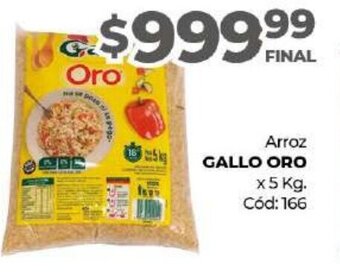 Diarco Arroz Gallo Oro oferta