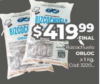 Diarco Bizcochuelo Orloc oferta